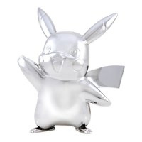 Pokemon - Silver Pikachu - 25th Celebration - figure
