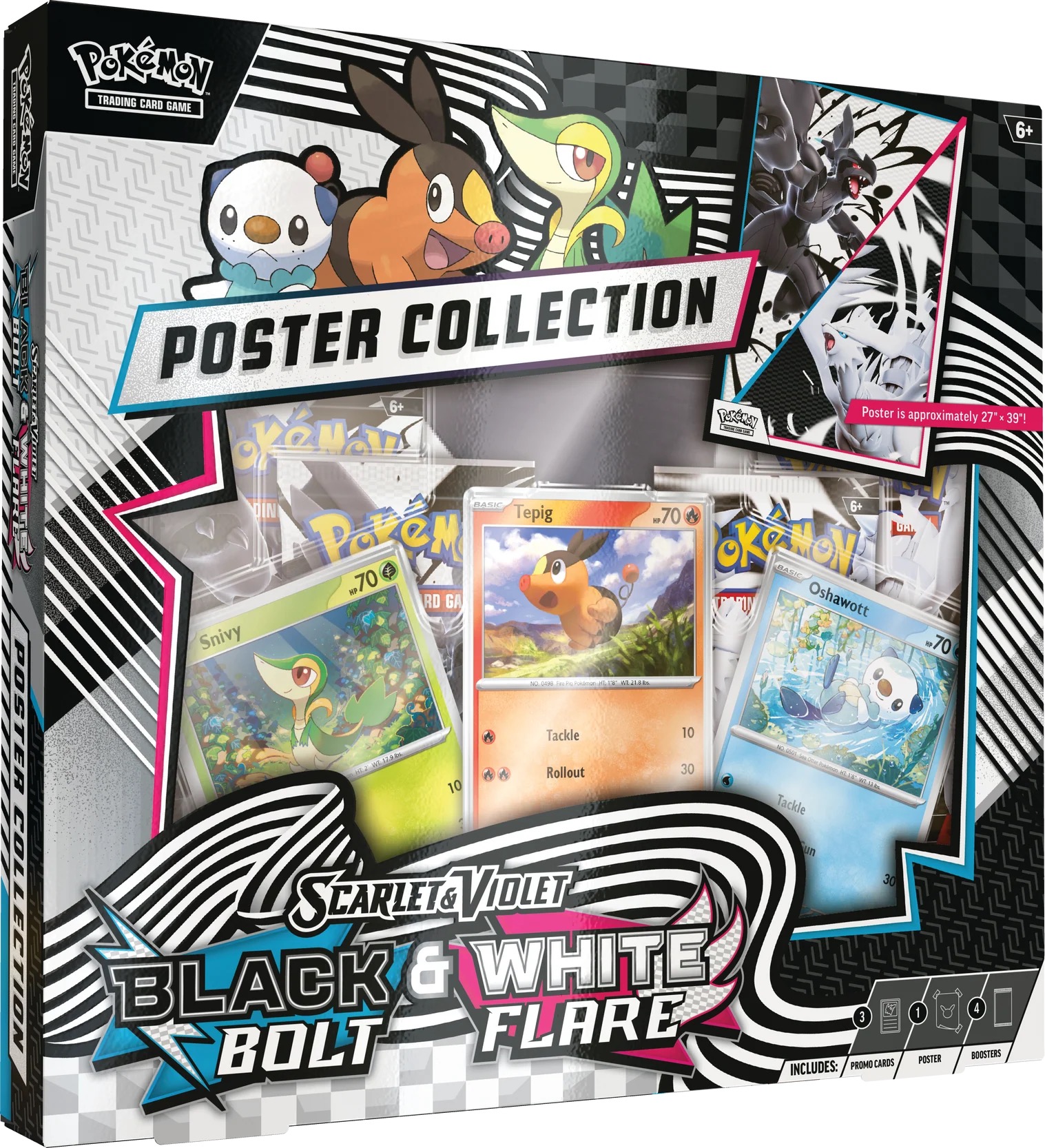 Pokémon TCG: Black Bolt & White Flare (SV10.5) - Unova Poster Collection (EN)