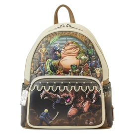 loungefly: star wars - return of the jedi 40th anivversary - jabbas palace mini backpack