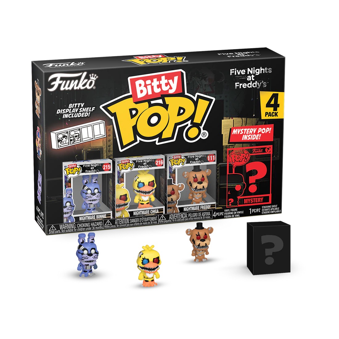 Blister 4 Figures – Bitty Pop! Five Nights at Freddy’s: Freddy (2,5 cm)