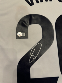 Vinícius Júnior #20 Autographed 2023/24 Real Madrid Home Jersey
