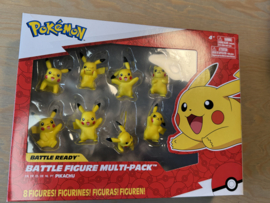 Pokémon - 8 Battle figures - Pack of 8 Pikachu figures