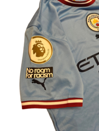 Erling Haaland - Manchester City home shirt 2022-2023 signed (Incl. Certification) size L