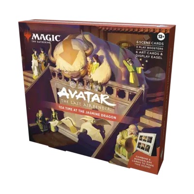 Pre-order: End of November Magic: The Gathering | Avatar: The Last Airbender: "Tea Time at the Jasmine Dragon" Scene Box