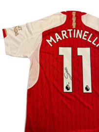 Gabriel Martinelli #11 Autographed Arsenal 2023/24 Home Jersey