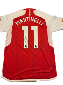 Gabriel Martinelli #11 Autographed Arsenal 2023/24 Home Jersey