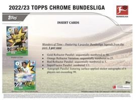 2022/23 Topps Chrome Bundesliga Soccer Hobby booster pack