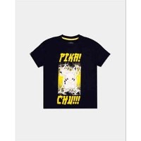 Pokémon - PIKA! CHU!! Dames T-shirt - M - Zwart