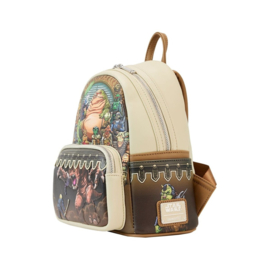 loungefly: star wars - return of the jedi 40th anivversary - jabbas palace mini backpack