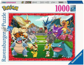 Confrontatie tussen Pokémon puzzel 1000