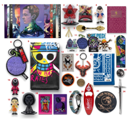 Official Netflix advent calendar with 24 items: One piece, stranger things,  Squid Game ect..