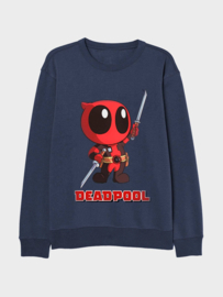 Deadpool Sweatshirt - Chibi Deadpool - Blue