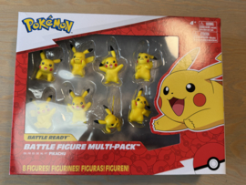 Pokémon - 8 Battle figures - Pack of 8 Pikachu figures
