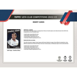2022/23 Topps UEFA Club Competitions Soccer Flagship Hobby Box