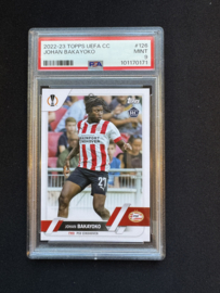 2022-23 Topps Uefa Cc Rookie Johan Bakayoko #126 Psa 9 mint