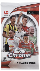 2022/23 Topps Chrome Bundesliga Soccer Hobby booster pack