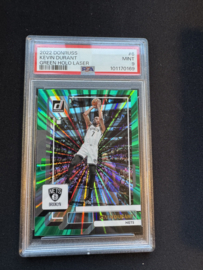 2022 Donruss Kevin Durant #6 green holo laser PSA mint 9