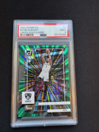 2022 Donruss Kevin Durant #6 green holo laser PSA mint 9