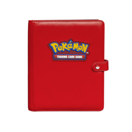 Pokémon Premium red snap 4-pocket binder