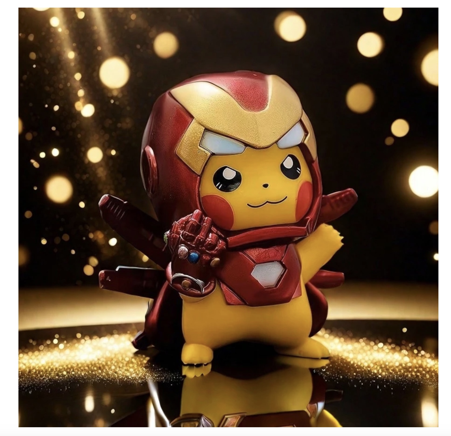 Pokémon Iron man Pikachu Figure - 10 cm