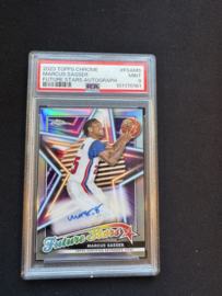 2023 topps chrome marcus sasser future stars auto #FSAMS PSA 9