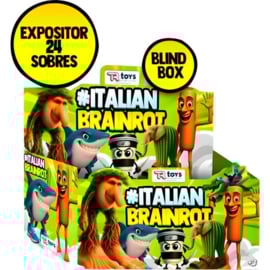Pre-order September Italian Brainrot assorted booster pack figure + 3 collectable cards