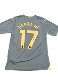 Kevin De Bruyne #17 Autographed Puma Manchester City 2023/24 Home Jersey