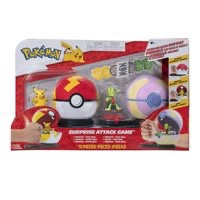 Pokémon Verrassingsaanval Actiespel - Pikachu met Fast Ball VS Treecko met Heal Ball