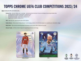 2023/24 Topps Chrome UEFA Club Competitions Soccer Hobby