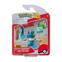 Pokémon Battle Figure Set 3-Pack Honedge, Bulbasaur #4, Frogadier 5 cm