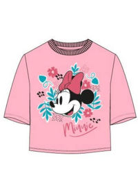 T-shirt crop Minnie Mouse - Pink
