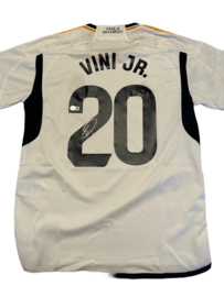 Vinícius Júnior #20 Autographed 2023/24 Real Madrid Home Jersey
