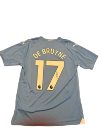 Kevin De Bruyne #17 Autographed Puma Manchester City 2023/24 Home Jersey