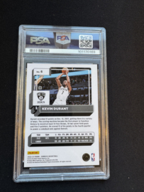 2022 Donruss Kevin Durant #6 green holo laser PSA mint 9