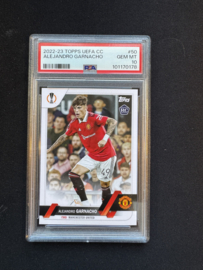 2022-23 Topps Uefa Cc Rookie Alejandro Garnacho #50 Psa 10 gem mint