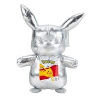Pokemon: 25th Anniversary - Silver Pokemon 20 cm Plush Silver Pikachu