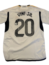 Vinícius Júnior #20 Autographed 2023/24 Real Madrid Home Jersey