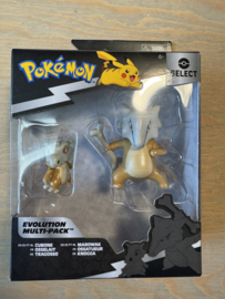 Pokémon Evolution Multi Set - 5 cm Cubone en 7.5 cm Marowak