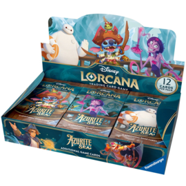 Disney Lorcana Tcg: Azurite Sea - Booster Display (24 Booster) - Uk