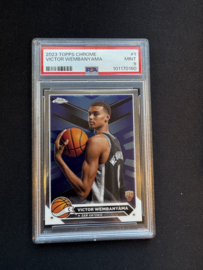 2023 Topps Chrome Victor Wembanyama #1 PSA 9 mint