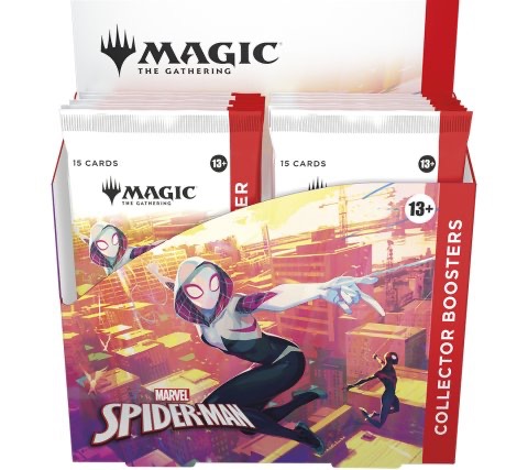 Pre-order End of September Magic The Gathering Marvel's Spider-Man EN Collector Booster Display (12ct)