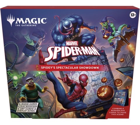 Pre-order: end of September Magic: the Gathering - Marvel's Spider-Man Scene Box: Spidey's Spectacular Showdown (incl. 3 play boosters)