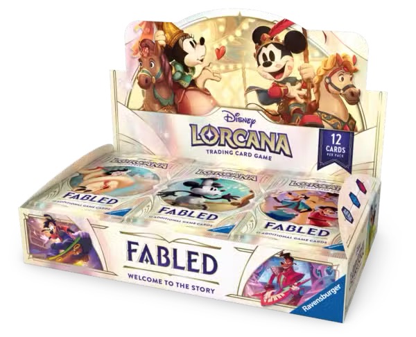 Pre-order Begin September Disney Lorcana – Fabled – Booster box Disney Lorcarna 24 Set 9 – EN