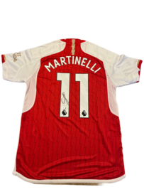 Gabriel Martinelli #11 Autographed Arsenal 2023/24 Home Jersey
