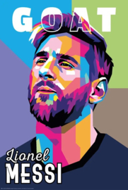Poster - Messi - Goat - 61 × 91.5 cm