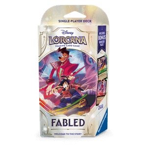 Pre-order: begin september Disney Lorcana - Fabled Starter Deck: Powerline & Max Goof