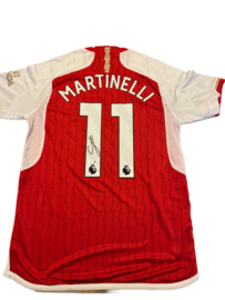Gabriel Martinelli #11 Autographed Arsenal 2023/24 Home Jersey