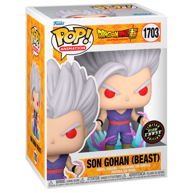 Funko Pop! Animation: Dragon Ball Super Super Hero – Gohan Beast (Chase) #1703