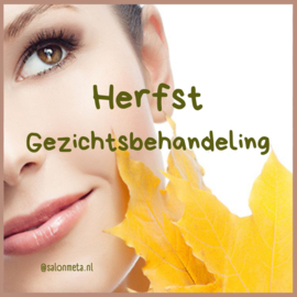 Herfst gezichtsbehandeling 90 mn.