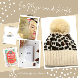 Kerstpakket | Wintermagie winter muts Beige